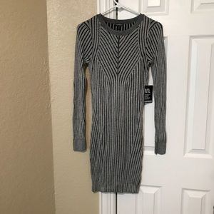 NWT express grey sweater dress